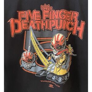FIVE FINGER DEATH PUNCH Wrecking Sh#t Since Day One Concert Tour T Shirt XL Uni